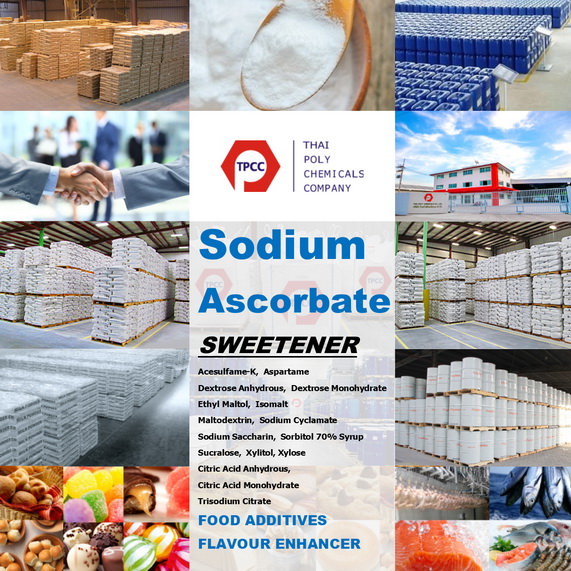 Sodium Ascorbate, โซเดียมแอสคอร์เบต, โซเดียมแอสคอร์เบท, สารถนอมอาหาร, E301, Ascorbic acid sodium salt